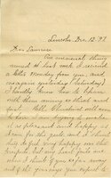 Handwritten 6 page letter from Marcia Bruner to Lawrence Bruner, "I feel more like taking a nap than writing a letter…"