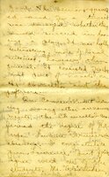 Handwritten 18 page letter from Amy Bruner to Lawrence Bruner, "Did you think I was never going to write…"