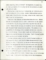 Frank H. Shoemaker typescript, 28 pages, titled "At Fort Riley, Kansas" on activities at Fort Riley between Oct. 12-29, 1903.
