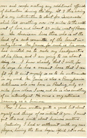 Handwritten 4 page letter from Lawrence Bruner to Marcia Bruner, "The past few days have been exceedingly hard ones one me..."
