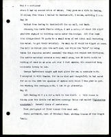 Frank H. Shoemaker typescript, 9 pages, on Wildcat Range and owls, fossils, and lantern slides.