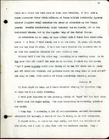 Frank H. Shoemaker typescript, 28 pages, titled "At Fort Riley, Kansas" on activities at Fort Riley between Oct. 12-29, 1903.