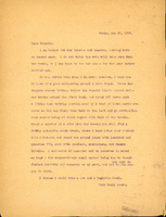 Typewritten letter, 1 page, from Frank H. Shoemaker to Robert H. Wolcott, "I am booked for New Orleans and Houston, leaving here on Monday next."