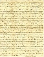 Handwritten 2 page letter from Lawrence Bruner to Marcia Bruner, "Your letter of Nov. 28th has reached me during…"