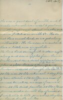Handwritten 10 page letter from Lillie C. Bruner to Lawrence Bruner, "We read several of your letters sent from home…"