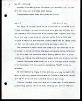 Frank H. Shoemaker typescript, 9 pages, on Wildcat Range and owls, fossils, and lantern slides.