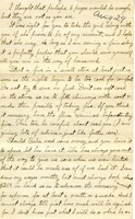 Handwritten 10 page letter from Lawrence Bruner to Marcia Bruner, "Since I am way off here 'measly 100 miles from nowhere'..."