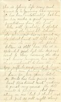 Handwritten 5 page letter from Marcia Bruner to Lawrence Bruner, "It is discouraging work trying to…"