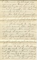 Handwritten 8 page letter from Marcia Bruner to Lawrence Bruner, "Well, I did not write to you last…"