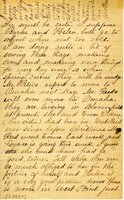 Handwritten 2 page letter from Mother to Marcia Bruner, Lawrence Bruner, and all, "I will now answer your kind letters…"