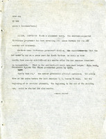 Original title: "peace", Keever's title: "Saigon Officals Sketch a Constitutional Government Peace-Plan", Article draft about a potential peace plan offered by South Vietnam, for the Christian Science Monitor, page 1-21