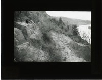 Original caption: Landslide below mouth of Plum Cr., N. of Ainsworth, Nebr. Brown County. (121111-00156)