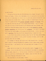 Typewritten letter, 1 page, from Frank H. Shoemaker to Robert H. Wolcott, "I am anxious to hear from you with references to Mr. Knuse' proposed visit to Lincoln and Omaha. It will not be practicable for me to get down to the Salt Basin for a day as I had hoped..."