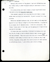 Frank H. Shoemaker typescript, 9 pages, on Wildcat Range and owls, fossils, and lantern slides.