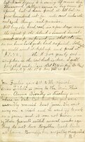 Handwritten 6 page letter from Marcia Bruner to Lawrence Bruner, "It is again Sunday and I thought I would write to you…"