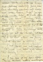 Handwritten 10 page letter from Amy Bruner to Lawrence Bruner, "You see by the heading that I am at Wisner…"