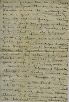 Handwritten 8 page letter from Amy Bruner to Lawrence Bruner, "When you get this letter you will be almost…"