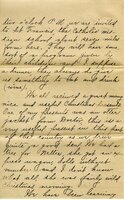 Handwritten 8 page letter from Ella Bruner to Lawrence Bruner, "I have been wanting to write to you for a long time…"