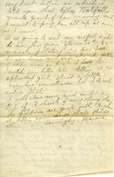 Handwritten 4 page letter from Marcia Bruner to Lawrence Bruner, "It has been another distressingly hot week and everyone…"