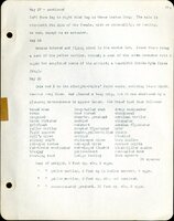Frank H. Shoemaker typescript, 46 pages, detailing bird sightings, field trips, photography, and associated activities in Omaha, Nebraska.