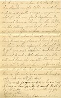 Handwritten 11 page letter from Marcia Bruner to Lawrence Bruner, "Today is Friday, but I thought I would…"
