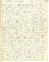 Edith Schwartz Clements handwritten letter