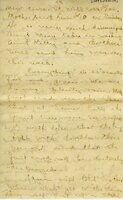 Handwritten 18 page letter from Amy Bruner to Lawrence Bruner, "Did you think I was never going to write…"