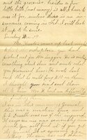 Handwritten 11 page letter from Marcia Bruner to Lawrence Bruner, "Today is Friday, but I thought I would…"