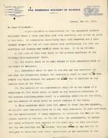 Typewritten letter, 3 pages, from Robert H. Wolcott to Frank H. Shoemaker, "I give herewith a constitution for the suggested Audubon Auxiliary which I trust you will look over carefully and revise as seems to you wise."