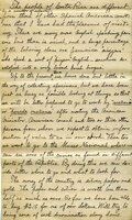 Handwritten 4 page letter from Lawrence Bruner to Psyche, "Well here we are in the capital city of this southmost…"