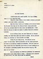 Original title: "The Three Vietnam", Keever's title: "Three Forces Tug at South Vietnam: Allied Armies Communist Politicians, Buddhist Priests", Article for the New York Herald Tribune about the political struggles between the Buddhist protestors, the communists, and the anti-communists