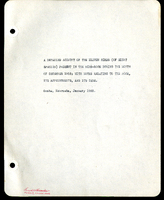 Frank H. Shoemaker typescript narrative, 29 pages,  on the bird room in Omaha home, with details on bird and insects.