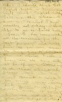 Handwritten 18 page letter from Amy Bruner to Lawrence Bruner, "Did you think I was never going to write…"