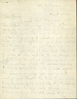 Handwritten letter, 6 pages, from Paul F.C. to Frank H. Shoemaker, "I regret that these seven weeks have elapsed with not my finding favorable opportunity to write you I fear you have thought it a little..."