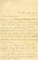 Handwritten 11 page letter from Marcia Bruner to Lawrence Bruner, "Today is Friday, but I thought I would…"
