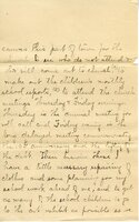 Handwritten 3 page letter from unkown to Lawrence Bruner, "I didn't intend to write another letter until I had…"