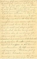 Handwritten 8 page letter from Marcia Bruner to Lawrence Bruner, "This last week has been full of events…"