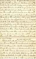 Handwritten 10 page letter from Lawrence Bruner to Marcia Bruner, "Since I am way off here 'measly 100 miles from nowhere'..."