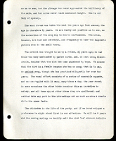 Frank H. Shoemaker typescript narrative, 29 pages,  on the bird room in Omaha home, with details on bird and insects.