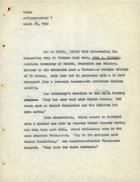 Original title: "refugees", Keever's title: "Refugees is a bucket of worms problem - 'and each worm is a different problem'", article about a Vietnamese refugee village, for the New York Herald Tribune