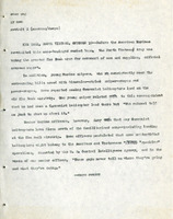 Original title: "revisit", Keever's title: "Besides Marines, Communists also Hover Around Khe Sanh", Article draft about the aftermath of the Battle of Khe Sanh, for the Christian Science Monitor, page 1-6