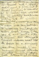 Handwritten 10 page letter from Amy Bruner to Lawrence Bruner, "You see by the heading that I am at Wisner…"