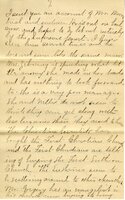 Handwritten 9 page letter from Marcia Bruner to Lawrence Bruner, "An unusual thing received last week…"
