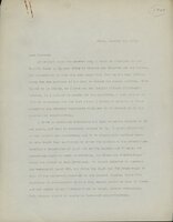 Typewritten letter, 3 pages, from Robert H. Wolcott to Frank H. Shoemaker, "If present plans are carried out, I shall be somewhere on the Pacific Coast by January 30th; if matters are deferred for any reason, the probability is that the date named will find me too busy getting ready for the business of the trip to attend the annual meeting."