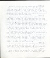 Frank H. Shoemaker typescript, 20 pages, detailing bird sightings, field trips, photography, and associated activities in Omaha, Nebraska.