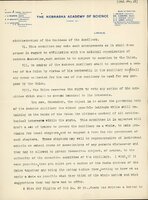 Typewritten letter, 3 pages, from Robert H. Wolcott to Frank H. Shoemaker, "I give herewith a constitution for the suggested Audubon Auxiliary which I trust you will look over carefully and revise as seems to you wise."