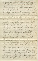Handwritten 4 page letter from Marcia Bruner to Lawrence Bruner, "Well we are supposing that you are in Rio Janiero today."