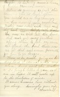 Handwritten 3 page letter from Marcia Bruner, "Well you see I have arrived here…"