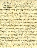 Handwritten 2 page letter from Lawrence Bruner to Marcia Bruner, "It is now the day after Xmas, and I hope that you all enjoyed yourselves..."