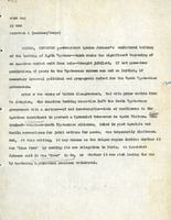 Original title: "reaction", Keever's title: "LBJ's Unilateral Bombing Halt Sparks Hopes for Peace - But Fears of U.S. Exit", Article draft about President Johnson's decision to stop bombing over North Vietnam, for the Christian Science Monitor, page 10